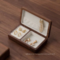 luxury solid wooden jewelry box ring box